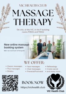 Massage Therapy (VIC Health Club)