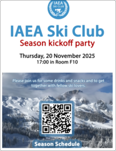 IAEA Ski Club – Season kickoff party