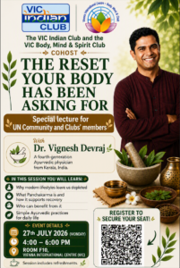 Reset your body- 27th July, 4PM in F10