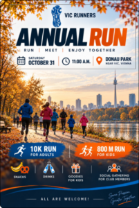 VIC Runners – Annual Run on October 31